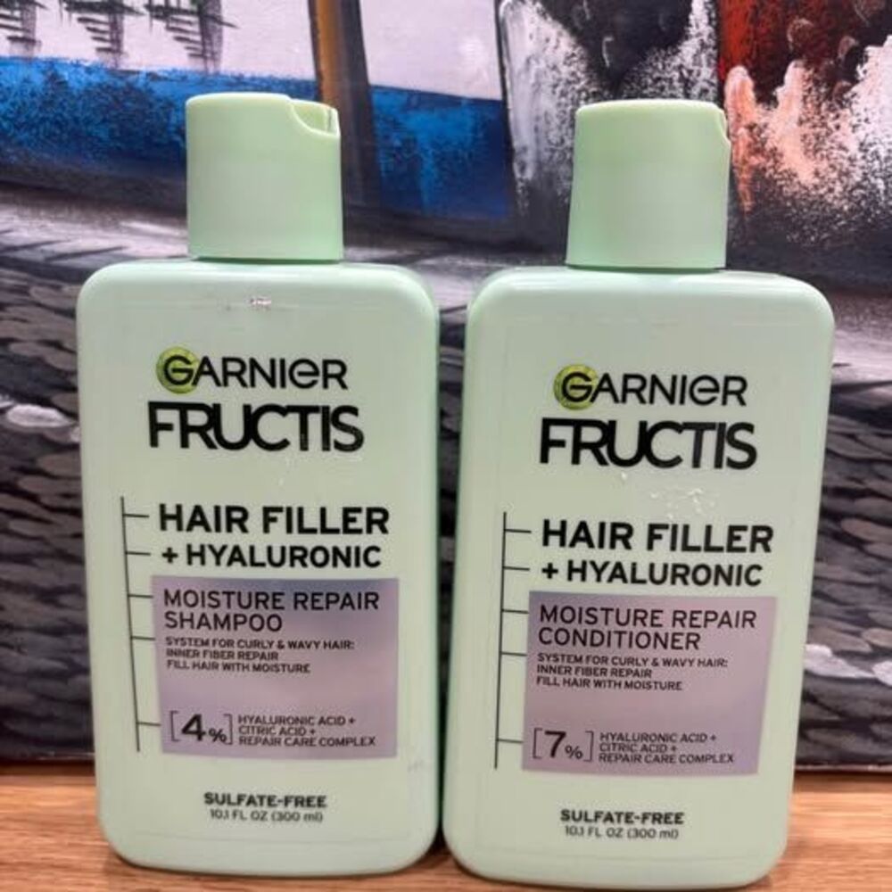 NEW Garnier Hair Filler Shampoo + Conditioner Set – 2 Pieces